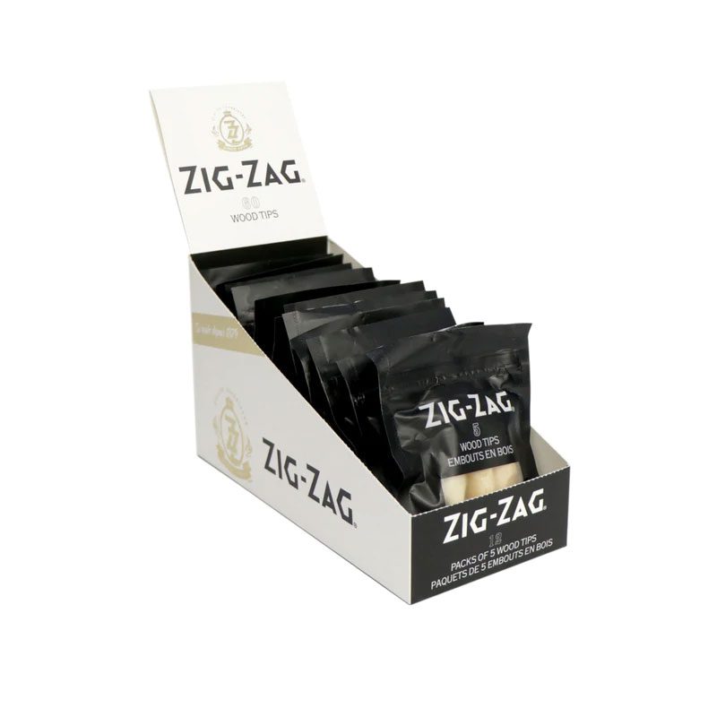 Zig Zag Wood Tips ( 5 Per Pack)