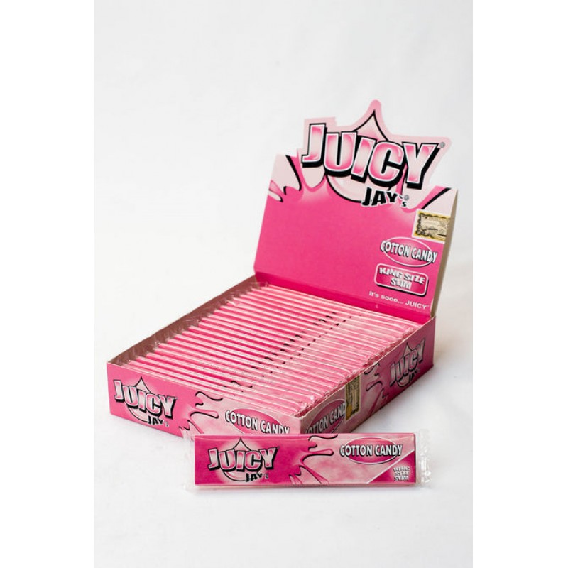 Juicy Jay's King Size Slim Cotton Candy flavou...