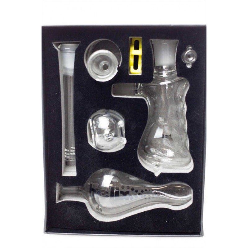 HELIX 3-in-1 glass pipe set