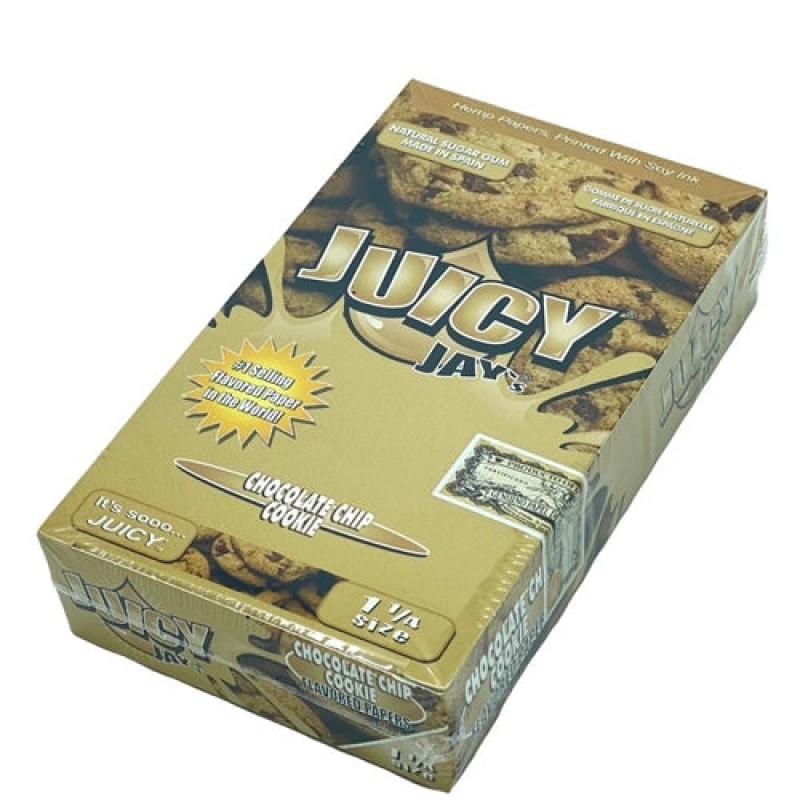 Juicy Jay's 1 1/4 Chocolate Chip Cookie flavoured papers