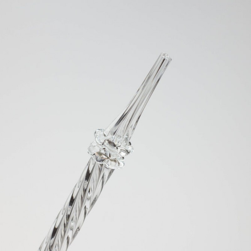 6" Glass Dab Straw