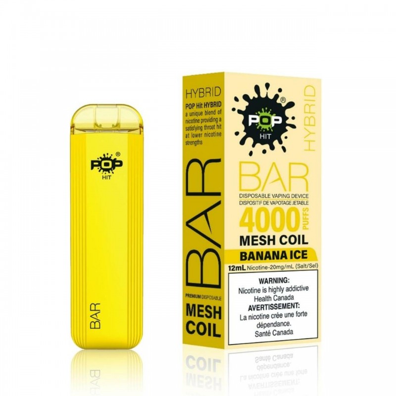 POP Hit Vapor HYBRID BAR DISPOSABLE VAPE 4000 PUFF