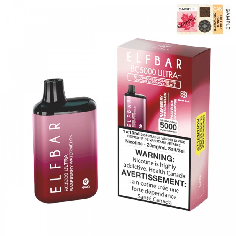 ELF Bar Ultra Rechargeable Disposable Vape BC5000 Puff Elfbar