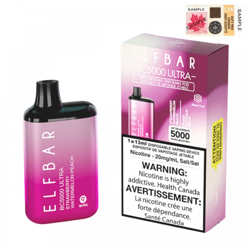 ELF Bar Ultra Rechargeable Disposable Vape BC5000 Puff Elfbar