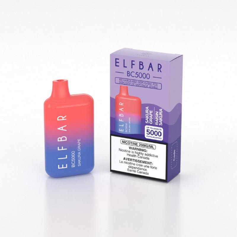 ELF Bar Rechargeable Disposable Vape BC5000 Puff Elfbar