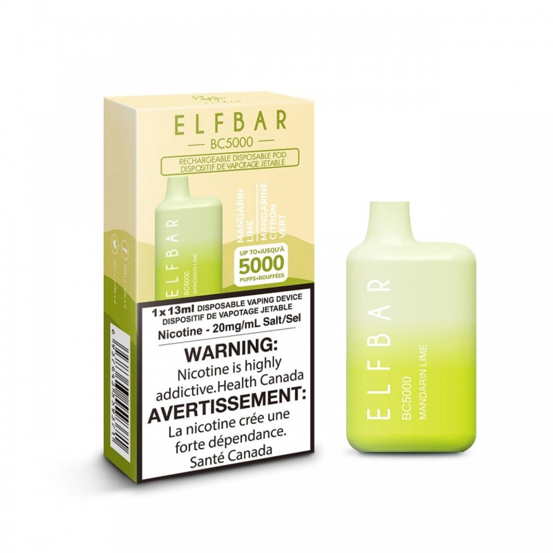 ELF Bar Rechargeable Disposable Vape BC5000 Puff Elfbar