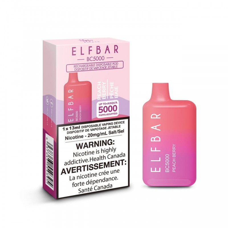 ELF Bar Rechargeable Disposable Vape BC5000 Puff Elfbar