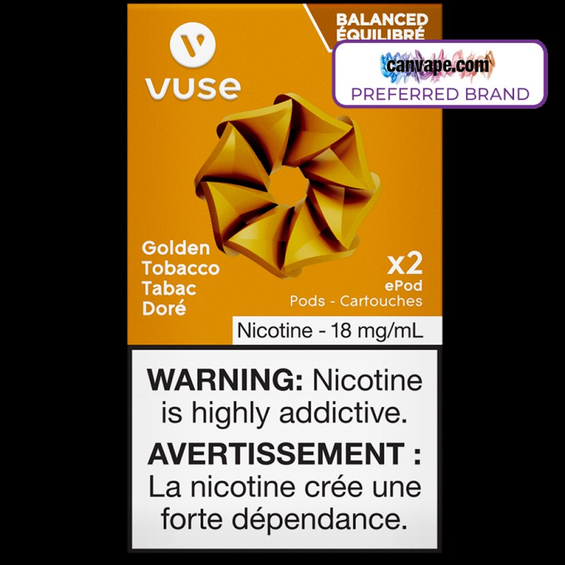 Vuse - Golden Tobacco ePod Replacement Pods