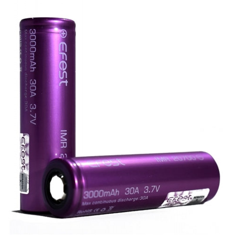 EFEST 20700 3000mAh High-Drain Battery 30A