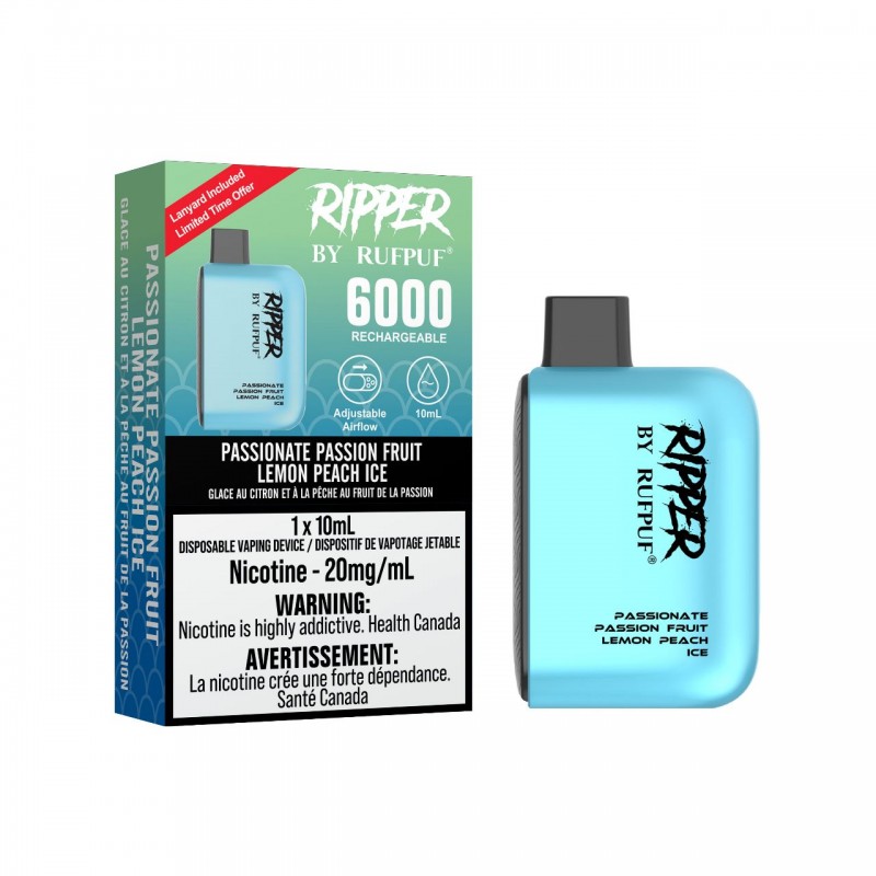 Gcore Rufpuf Ripper 6000 Puff Rechargeable Disposable Vape *New Flavours*