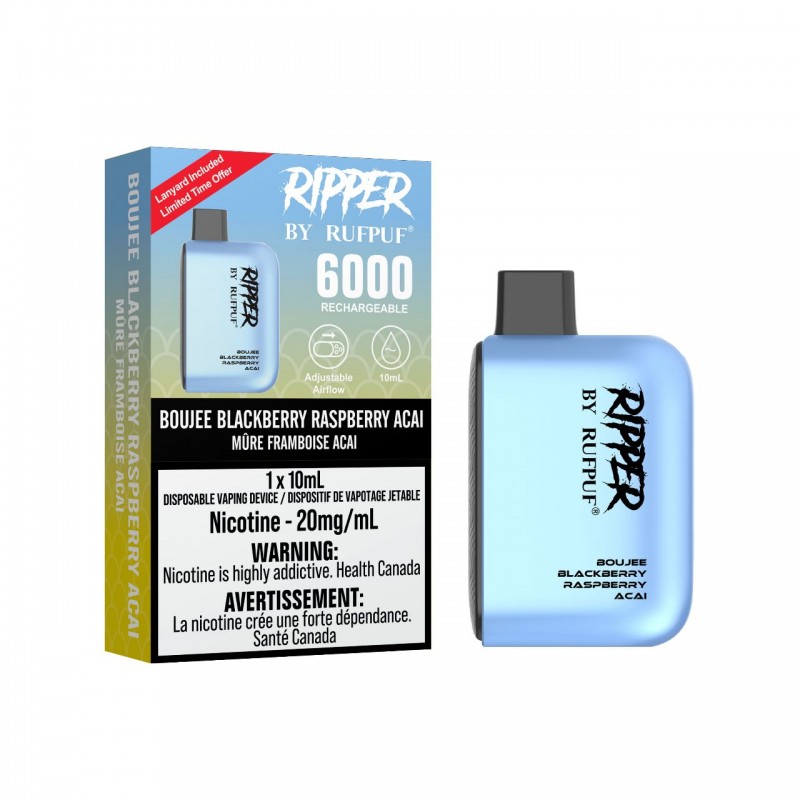 Gcore Rufpuf Ripper 6000 Puff Rechargeable Disposable Vape *New Flavours*