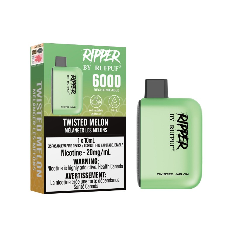 Gcore Rufpuf Ripper 6000 Puff Rechargeable Disposable Vape *New Flavours*