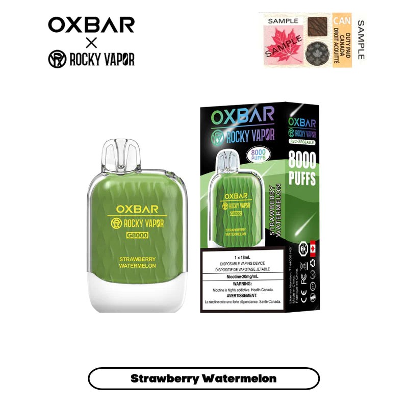 OXBAR X Rocky Vapor G8000 Rechargeable Disposable Vape