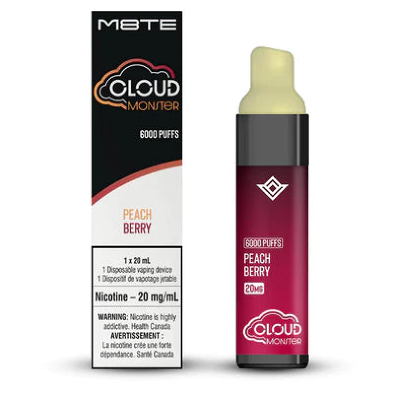 M8te Cloud Monster 6000 Puff Rechargeable Disposable Vape